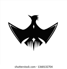 phoenix logo flying bird of falcon