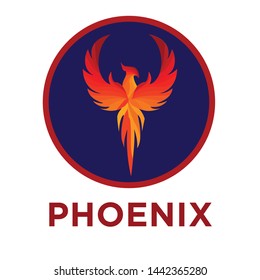 Phoenix Logo Full Color Simple  