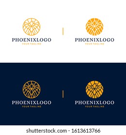 Phoenix logo and icon design concept.