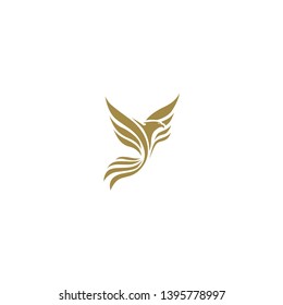 Phoenix Logo Icon Design Template with combination Abstrac and Modern Concept - EPS 10