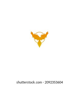 Phoenix logo icon design template vector illustration