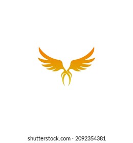 Phoenix logo icon design template vector illustration