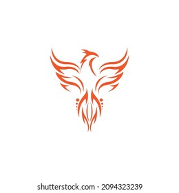 Icono de diseño de icono de Phoenix ilustración vectorial