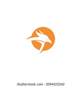 Phoenix logo icon design template vector illustration