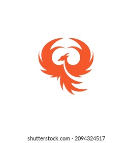 Phoenix logo icon design template vector illustration