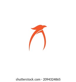 Phoenix logo icon design template vector illustration