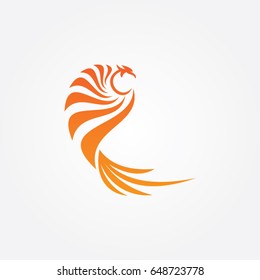 phoenix logo, icon flying 