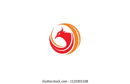 phoenix logo icon vector