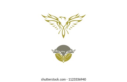 phoenix logo icon vector