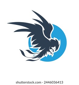 Ilustración vectorial de iconos de logotipo de Phoenix