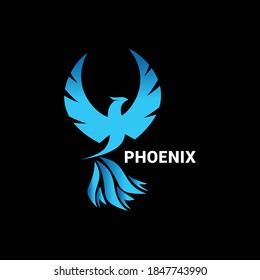 Phoenix logo icon vector template.