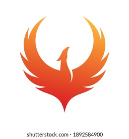 phoenix logo icon vector template