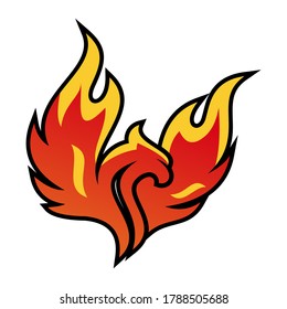 phoenix logo , simple and clean
