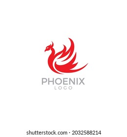 Phoenix Logo Simple and Clean Design
