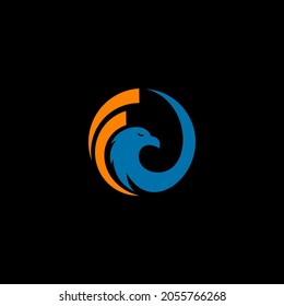 Phoenix logo simple clean and elegance