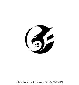 Phoenix logo simple clean and elegance