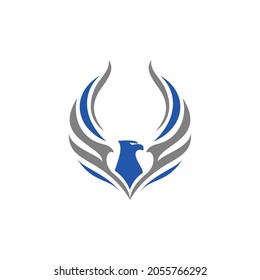 Phoenix logo simple clean and elegance