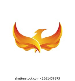 phoenix logo simple clean and elegance