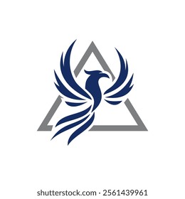 phoenix logo simple clean and elegance