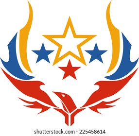 phoenix logo with star