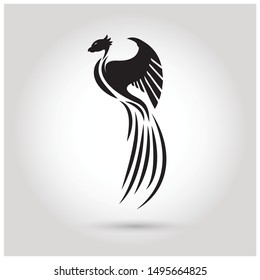 Phoenix Logo. Symbol & Icon Vector Template.