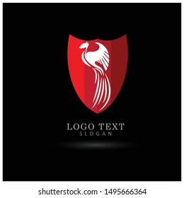 Phoenix Logo. Symbol & Icon Vector Template.