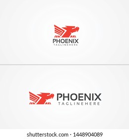 Phoenix logo template for company or personal