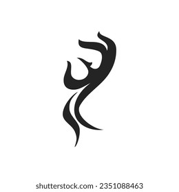 phoenix logo template Isolated. Brand Identity. Icon Abstract Vector graphic
