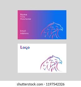 Phoenix Logo Template Purple Pink