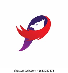 Phoenix Logo that formed letter P