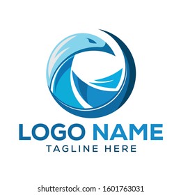 Phoenix logo vector with colorful. Animal icon, eagle symbol, bird logotype design inspiration for business, application or branding identity
