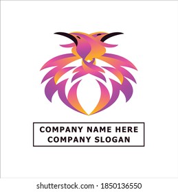 Phoenix logo vector design concept 