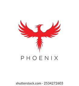 phoenix logo vector. design templates