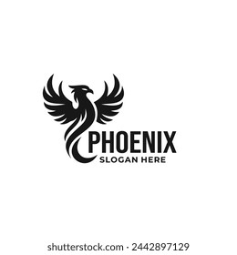 Phoenix Logo Vektor. EPS 10 editierbarer Vektor