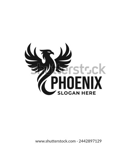Phoenix logo vector. EPS 10 editable vector