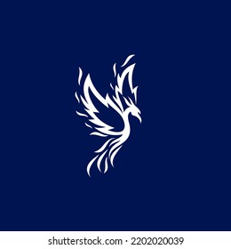  phoenix logo vector icon illustration