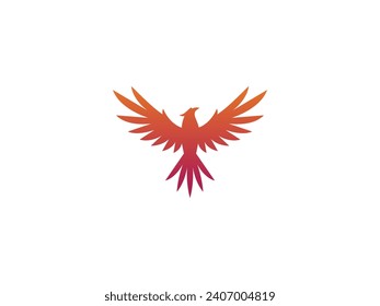 phoenix logo vector icon illustration, logo template