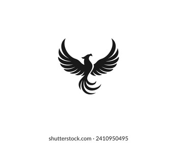 phoenix logo vector icon illustration, logo template