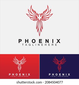 Phoenix logo Vector Illustration Design Template