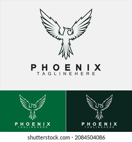 Phoenix logo Vector Illustration Design Template