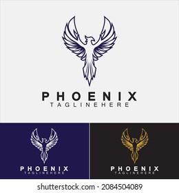 Phoenix logo Vector Illustration Design Template