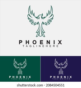 Phoenix logo Vector Illustration Design Template