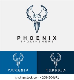 Phoenix logo Vector Illustration Design Template