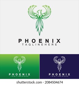 Phoenix logo Vector Illustration Design Template