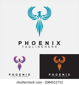 Phoenix logo Vector Illustration Design Template