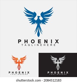 Phoenix logo Vector Illustration Design Template