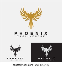 Phoenix logo Vector Illustration Design Template