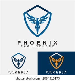 Phoenix logo Vector Illustration Design Template