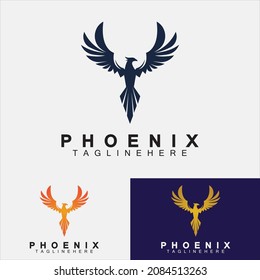 Phoenix logo Vector Illustration Design Template