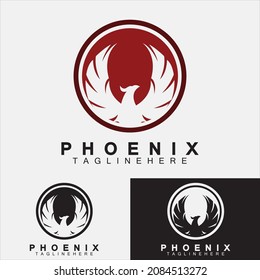 Phoenix logo Vector Illustration Design Template